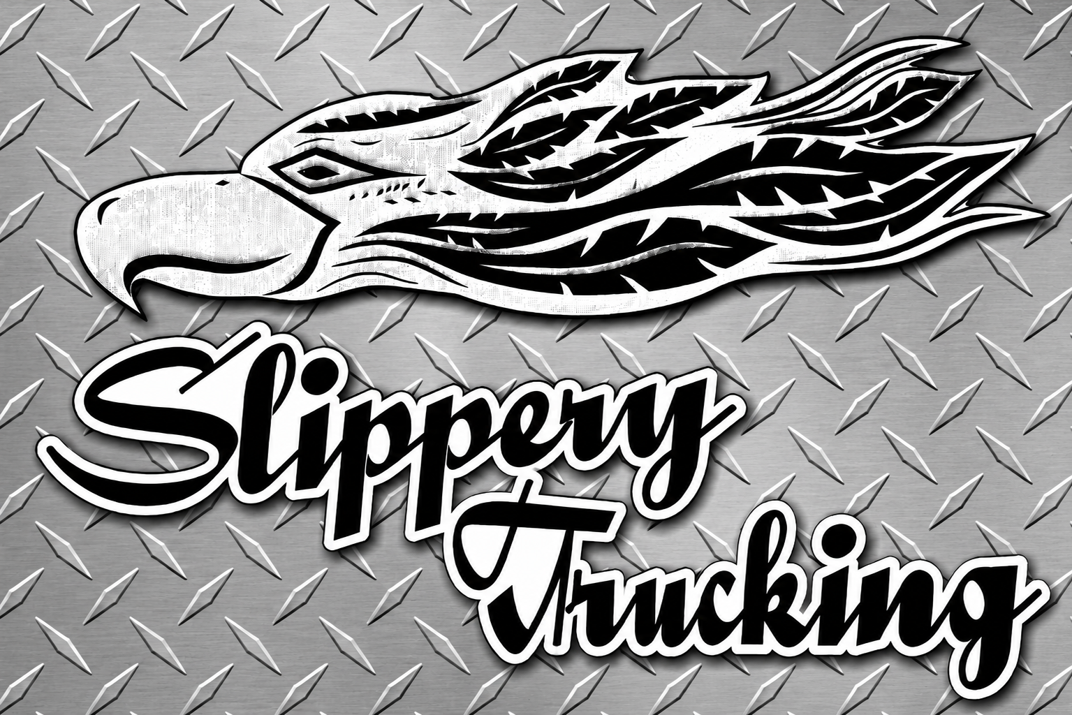Slippery Trucking logo