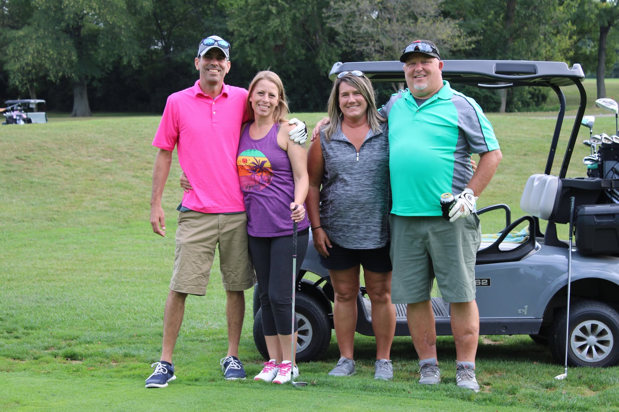 Golfer Allgire at the Merle Trumbull Golf Outing
