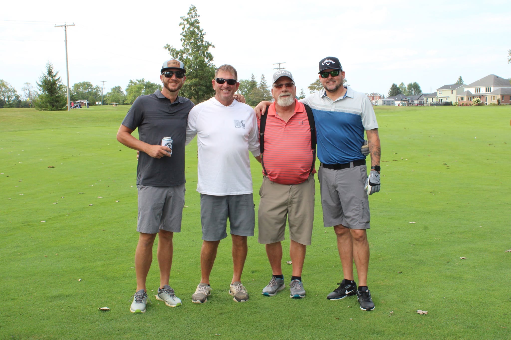 Golfer Blachuta at the Merle Trumbull Golf Outing