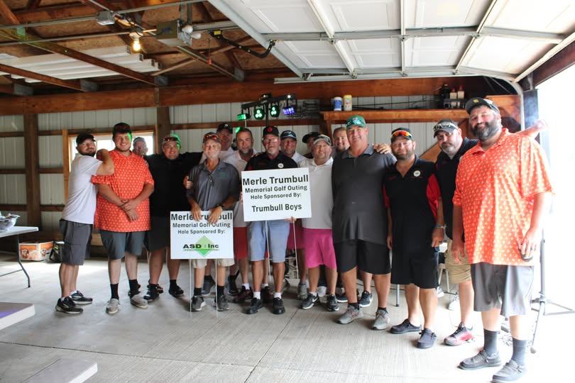 The Trumbull boys at the Merle Trumbull Memorial Golf Outing